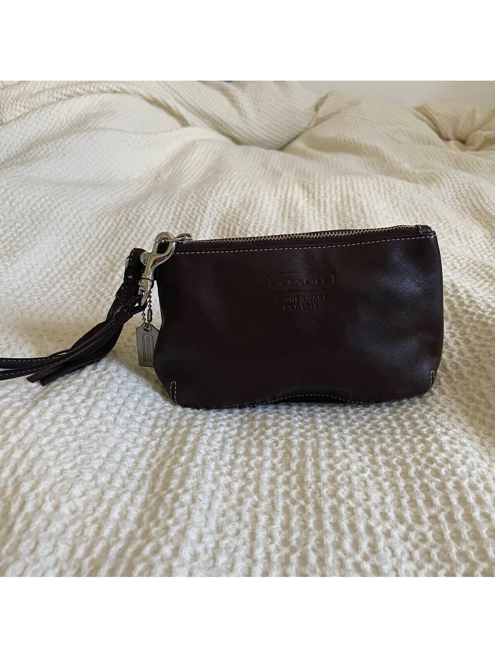 Coach Leatherware Brown Small Women Purse New with DEFECTS